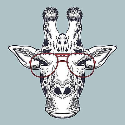 EPS 해외이미지 디자인 안경 얼굴 일러스트 사람없음 유행 스케치 기린 해외일러스트 잡화 포유류 미술 신체부위 파일형식 벡터 이미지허브