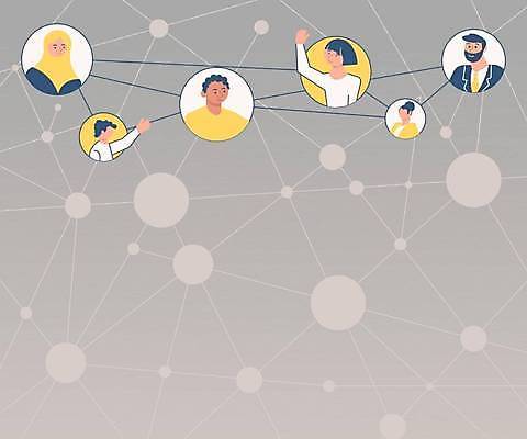 EPS 해외이미지 여자 남자 백그라운드 일러스트 프레임 여러명 성인 네트워크 성인만 카피스페이스 해외일러스트 다수 사람 공백 파일형식 벡터 이미지허브