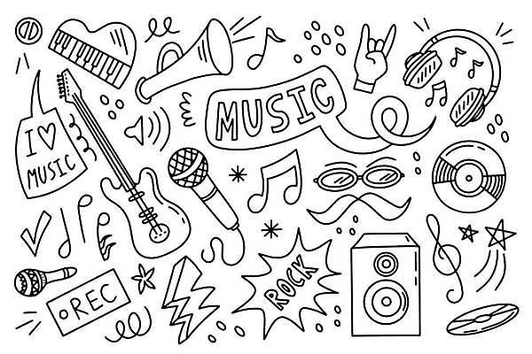 EPS 해외이미지 손 디자인 실루엣 선 줄 음악 백그라운드 일러스트 타악기 미술 그래픽 세트 쪽지 소리 콘서트 장비 기구 기타 키보드 낙서 만화 색소폰 스케치 수집 심볼 바이올린 마이크 사인 그림 라디오 드럼 윤곽 손그림 고립 뮤지컬 베이스 엘리먼트 해외일러스트 악기 음향기기 현악기 문화예술 촬영기법 신체부위 전자제품 공연 목관악기 파일형식 벡터 이미지허브