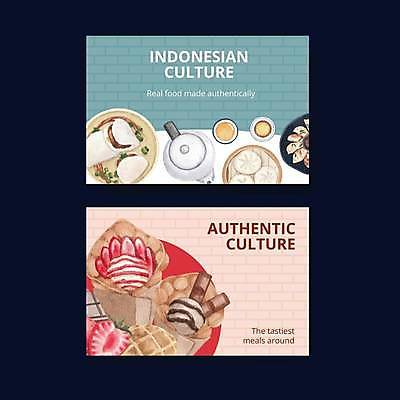 EPS 해외이미지 접시 일러스트 딸기 수채화 초콜릿 식사 전통음식 찻주전자 인도네시아 크레페 해외일러스트 전통 식기 아시아 음식 과일 주전자 디저트 파일형식 벡터 이미지허브