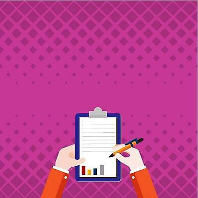 EPS 해외이미지 손 백그라운드 일러스트 프레임 신체부위 펜 서류판 카피스페이스 해외일러스트 사람 필기구 사무용품 공백 파일형식 벡터 이미지허브