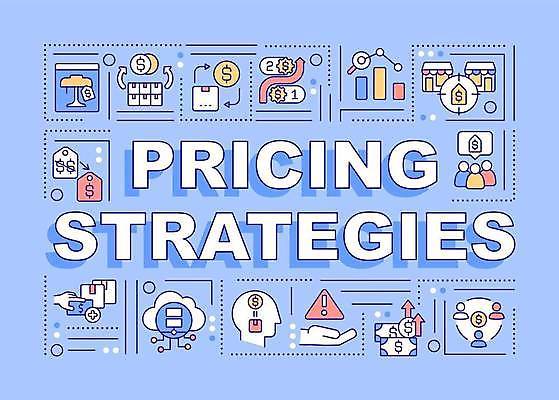 EPS 해외이미지 디자인 선 백그라운드 컨셉 일러스트 비즈니스 타이포그라피 사람없음 단어 가격 전략 마케팅 레터링 해외일러스트 문자 파일형식 벡터 이미지허브