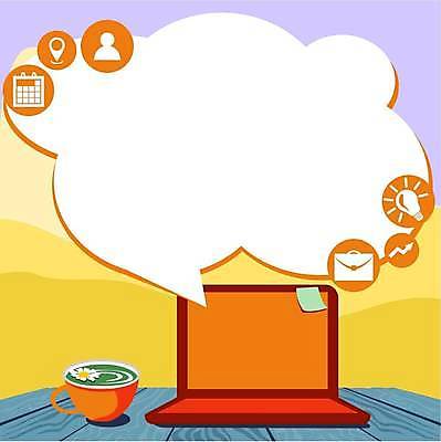 EPS 해외이미지 백그라운드 서류가방 일러스트 프레임 사람없음 컵 노트북 달력 전구모양 카피스페이스 해외일러스트 모양 식기 가방 전구 전자제품 공백 파일형식 벡터 이미지허브