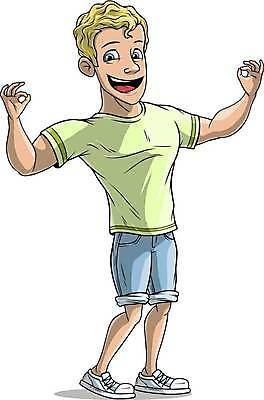 EPS 해외이미지 캐릭터 학생 헤어스타일 남자 얼굴 셔츠 일러스트 서기 미소 사람 소년 금발 머리 힘 표현 입 치아 OK 큼 만화 눈썹 입술 오브젝트 사인 코 근육질 고립 아바타 스타일 힙스터 해외일러스트 일러캐릭터 패션 어린이 상의 모션 근육 표정 손짓 신체부위 소화기관 크기 몸매 파일형식 벡터 이미지허브