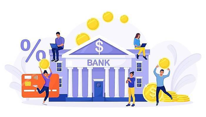 EPS 해외이미지 전신 여자 남자 일러스트 들기 앉기 여러명 성인 금융 노트북 보라색 타이핑 신용카드 퍼센트 동전탑 성인만 해외일러스트 컬러 다수 모션 사람 경제 전자제품 쌓기 동전 특수기호 파일형식 벡터 이미지허브