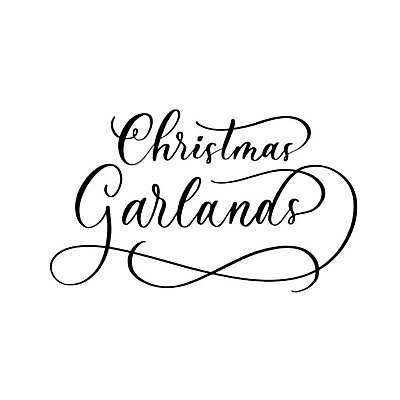 EPS 해외이미지 손글씨 영어 크리스마스 일러스트 캘리그라피 사람없음 필기체 레터링 크리스마스리스 해외일러스트 문자 기념일 화환 파일형식 벡터 이미지허브