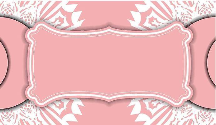 EPS 해외이미지 문양 분홍색 일러스트 프레임 사람없음 화려 고급 빅토리아 카피스페이스 해외일러스트 컬러 컨셉 공백 파일형식 벡터 이미지허브