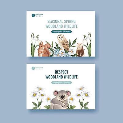 EPS 해외이미지 꽃 야생동물 잎 일러스트 동물원 사람없음 코알라 올빼미 수달 청설모 해외일러스트 식물 동물 포유류 조류 파일형식 벡터 이미지허브