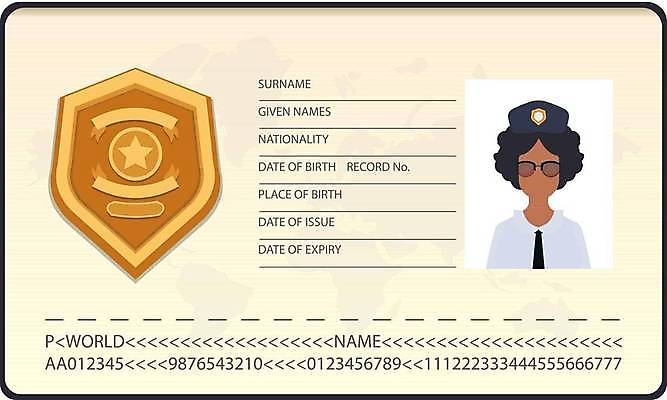 EPS 해외이미지 디자인 별 일러스트 사람 빛 사무실 노란색 금속 어둠 회색 흰색 신용카드 지갑 황금 플랫 경찰 보호 중개인 심볼 오브젝트 사인 문서 보안 신분 법 배지 방패 공정 탐정 휘장 고립 면허증 신분증 장교 해외일러스트 자연요소 직업 컬러 컨셉 비즈니스 재질 안전 금융 면허 증명서 파일형식 벡터 이미지허브