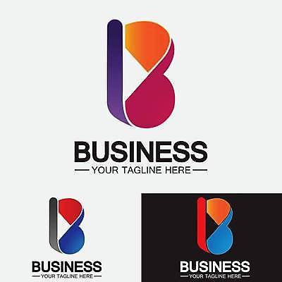 EPS 해외이미지 디자인 알파벳 일러스트 비즈니스 사람없음 B 심볼 심플 엘리먼트 브랜딩 해외일러스트 영어 파일형식 벡터 이미지허브