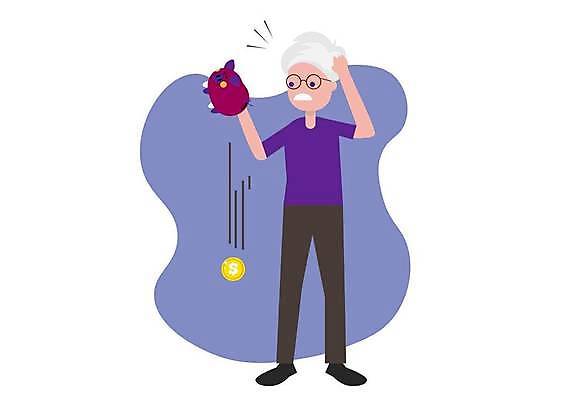 EPS 해외이미지 남자 돈 일러스트 비즈니스 남편 주택 건강 사람 성인 금융 동전 절약 계산 가난 만화 은퇴 실업 파산 빚 옛날 우울증 위기 카피스페이스 해외일러스트 컨셉 건물 경제 공백 재산 질병 파일형식 벡터 이미지허브