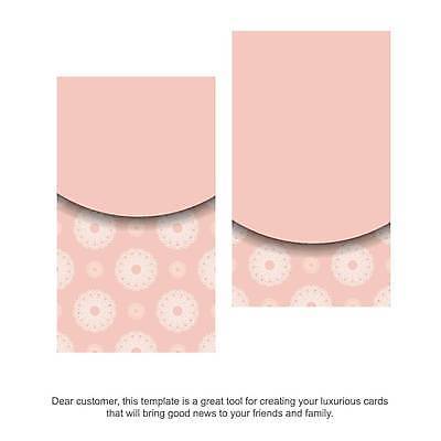 EPS 해외이미지 문양 분홍색 일러스트 프레임 사람없음 세트 화려 고급 빅토리아 카피스페이스 해외일러스트 컬러 컨셉 공백 파일형식 벡터 이미지허브