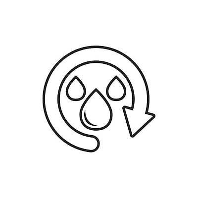 EPS 해외이미지 화살표 일러스트 사람없음 물 재활용 물방울 라인아트 해외일러스트 자연요소 선 친환경 파일형식 벡터 이미지허브