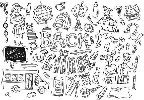 EPS 해외이미지 학생 디자인 여자 교육 남자 어린이 가방 일러스트 학교 미술 소년 여러명 책 펜 지구본 공책 계산기 사과 스케치 스쿨버스 그림 엘리먼트 어린이만 해외일러스트 잡화 다수 과일 문화예술 문구용품 버스 사람 필기구 장비 파일형식 벡터 이미지허브