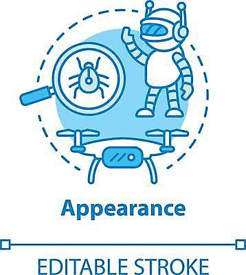 EPS 해외이미지 일러스트 돋보기 사람없음 파란색 벌레 로봇 드론 해외일러스트 컬러 곤충 파일형식 벡터 이미지허브