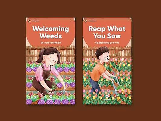 EPS 해외이미지 여자 남자 꽃 일러스트 들기 상반신 성인 두명 세트 걷기 정원 수레 밀기 원예 화단 웅크림 소셜네트워크 소셜미디어 원예용품 성인만 해외일러스트 식물 생활용품 모션 사람 취미 카트 파일형식 벡터 이미지허브