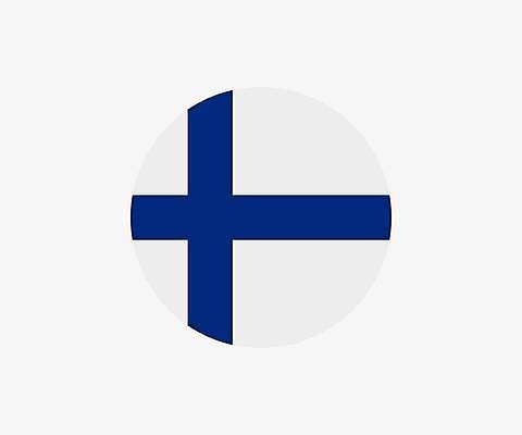 EPS 해외이미지 디자인 배너 유럽 여행 백그라운드 일러스트 핀란드 그래픽 흰색 깃발 원형 심볼 사인 배지 애국심 고립 전국 헬싱키 해외일러스트 도형 나라 컬러 북유럽 파일형식 벡터 이미지허브