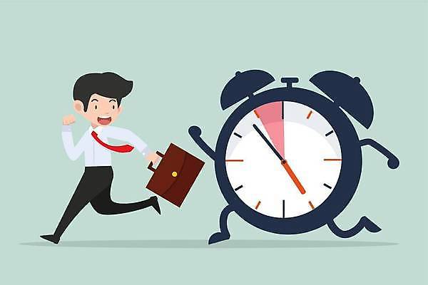 EPS 해외이미지 남자 일러스트 비즈니스 한명 들기 정장 성인 비즈니스라이프 달리기 자명종 시간 비즈니스맨 성인남자한명만 해외일러스트 1 라이프스타일 옷 시계 모션 사람 알람 직장인 남자한명만 성인남자만 파일형식 벡터 이미지허브