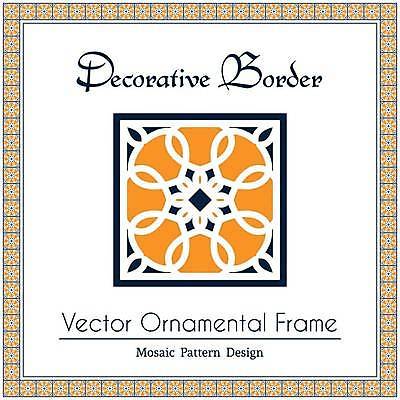 EPS 해외이미지 디자인 백그라운드 패턴 일러스트 프레임 타이포그라피 사람없음 장식 주황색 화려 기하학 엘리먼트 해외일러스트 문자 컬러 컨셉 무늬 파일형식 벡터 이미지허브