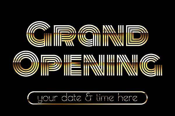 EPS 해외이미지 백그라운드 일러스트 이벤트 사람없음 검은색 금색 고급 오픈행사 해외일러스트 컬러 컨셉 오픈 파일형식 벡터 이미지허브