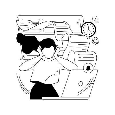 EPS 해외이미지 직업 웰빙 디자인 감정 선 컨셉 일러스트 추상 휴식 스트레스 직장 건강 이야기 손잡이 사무실 환경 검은색 인포그래픽 흰색 업무 플랫 질병 만화 종업원 윤곽 긴장 경영 고립 과부하 마감 방법 압력 어려움 헬프 해외일러스트 컬러 무늬 회사 비즈니스 의학 작업 도움 파일형식 벡터 이미지허브