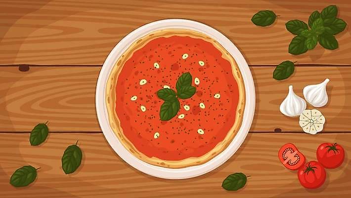 EPS 해외이미지 전통 접시 디자인 음식 백그라운드 토마토 채소 일러스트 재료 탁자 피자 패스트푸드 마늘 미술 목재 장식 빨간색 초록색 갈색 식당 식사 저녁식사 이탈리아 튀김 껍질 흰색 신선 맛 굽기 슬라이스 성분 바질 토마토소스 점심식사 오레가노 채식주의자 스타일 디테일 맛있는 해외일러스트 나무 식기 유럽 컬러 가구 컨셉 문화예술 서양음식 상점 소스 인스턴트 구이 채식 파일형식 벡터 식물 나라 생활용품 양념 오브젝트 이미지허브