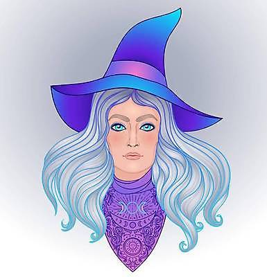EPS 해외이미지 디자인 여자 얼굴 일러스트 요정 금발 할로윈 마법사 흰색 독약 인쇄 신비 크리스탈 문신 심볼 사인 마녀 점성술 공상 마법 고딕 해외일러스트 헤어스타일 컬러 컨셉 사람 신체부위 광석 파일형식 벡터 이미지허브