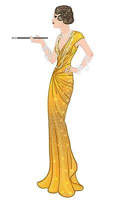 EPS 해외이미지 전신 디자인 드레스 여자 일러스트 한명 들기 성인 파티 빈티지 화려 클래식 복고 담뱃대 스타일 성인여자한명만 해외일러스트 1 옷 컨셉 모션 담배 사람 이벤트 여자한명만 성인여자만 파일형식 벡터 이미지허브