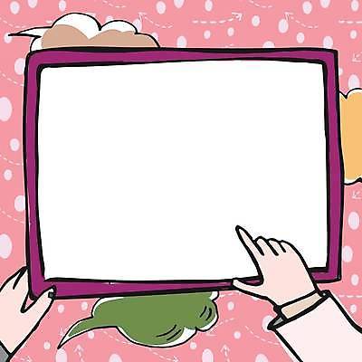 EPS 해외이미지 손 말풍선 일러스트 프레임 신체부위 사각형 가리킴 잡기 카피스페이스 해외일러스트 도형 모션 사람 손짓 공백 파일형식 벡터 이미지허브