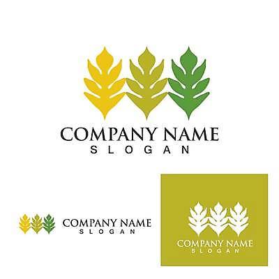 EPS 해외이미지 나무 디자인 잎 일러스트 사람없음 초록색 심볼 에코 유기농 엘리먼트 해외일러스트 식물 웰빙 컬러 환경 파일형식 벡터 이미지허브