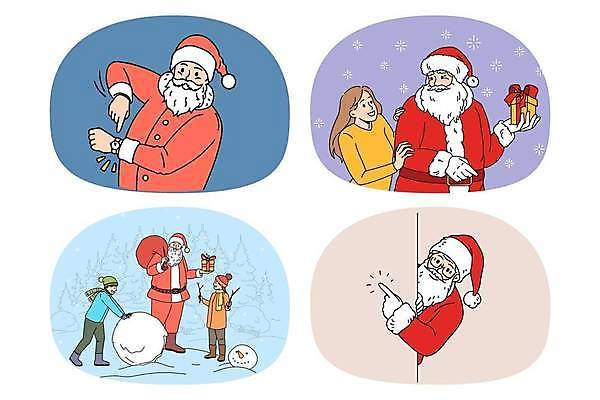 EPS 해외이미지 나무 전통 계절 행복 컨셉 크리스마스 겨울 일러스트 노래 응원 휴가 새로움 기념 선물 사람 장식 세트 산타클로스 축제 화환 기쁨 축하 인사 야간 편지 수집 연도 보따리 그림 윤곽 마법 전나무 클라우스 해외일러스트 자연요소 식물 기념일 꽃 감정 음악 예절 파일형식 벡터 이미지허브