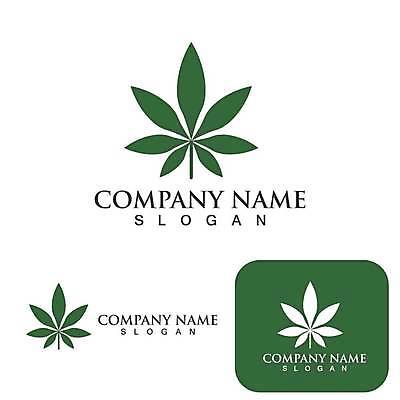 EPS 해외이미지 디자인 잎 일러스트 사람없음 초록색 약초 심볼 유기농 엘리먼트 대마초 해외일러스트 식물 웰빙 컬러 풀_식물 마약 파일형식 벡터 이미지허브