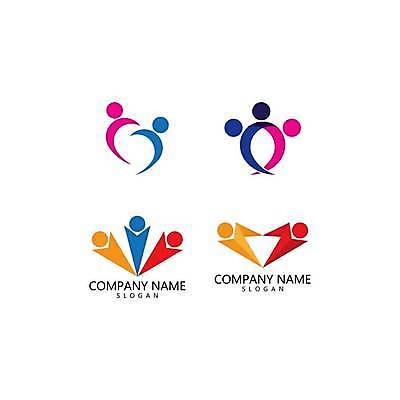 EPS 해외이미지 일러스트 협력 사람모양 함께함 사람없음 컬러풀 심볼 커뮤니티 해외일러스트 모양 컬러 컨셉 파일형식 벡터 이미지허브