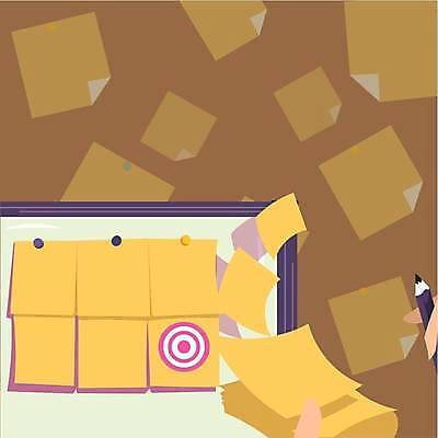 EPS 해외이미지 백그라운드 일러스트 프레임 사람없음 연필 메모지 카피스페이스 해외일러스트 학용품 필기구 사무용품 공백 파일형식 벡터 이미지허브