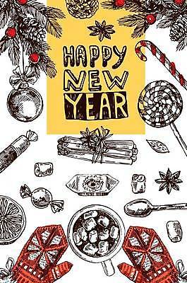 EPS 해외이미지 나무 전통 행복 장갑 크리스마스장식 크리스마스 일러스트 사탕 사람없음 장식 쿠키 그림 코코아 시나몬스틱 해외일러스트 식물 잡화 기념일 감정 음료 디저트 시나몬 파일형식 벡터 이미지허브