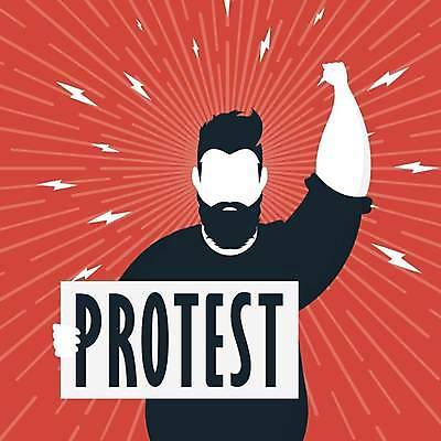 EPS 해외이미지 손 디자인 배너 남자 백그라운드 컨셉 일러스트 프레임 한명 들기 성인 손들기 주먹 팻말 자유 분노 사인 시위 혁명 집회 항의 얼굴없음 성인남자한명만 해외일러스트 1 감정 모션 사람 신체부위 남자한명만 성인남자만 파일형식 벡터 이미지허브