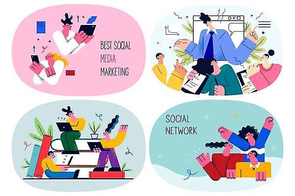 EPS 해외이미지 무료이미지 학생 여자 교육 남자 인터넷 일러스트 들기 앉기 여러명 성인 노트북 스마트폰 태블릿 강의 인터넷창 온라인강의 성인만 해외일러스트 다수 모션 사람 전자제품 핸드폰 스마트기기 파일형식 벡터 무료콘텐츠 언택트 이미지허브