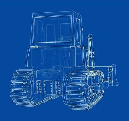 EPS 해외이미지 디자인 산업 지구 일러스트 비즈니스 교통시설 건물 금속 힘 기계 흙 장비 업무 바퀴 칼날 스케치 불도저 굴착기 삽 발굴 양동이 국자 그림 윤곽 트랙터 무거움 청사진 땅파기 채석 철강 와이어프레임 해외일러스트 건축물 교통 재질 주방용품 미술 작업 중장비 무게 농기계 시설 특수차량 파일형식 벡터 이미지허브