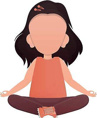 EPS 해외이미지 전신 우먼라이프 여자 어린이 일러스트 요가 휴식 건강 한명 오 편안함 명상 가부좌 소녀한명만 해외일러스트 1 라이프스타일 웰빙 컨셉 사람 앉기 감각 여자한명만 소녀만 파일형식 벡터 이미지허브