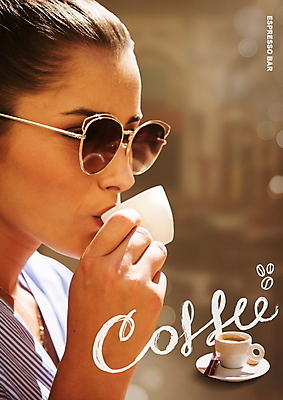 PSD 서양인 외국인 편집이미지 손 여자 커피 한명 들기 상반신 20대 성인 타이포그라피 선글라스 갈색 마시기 커피잔 티스푼 보케 에스프레소 레터링 성인여자한명만 에스프레소바 이미지편집 문자 1 안경 음료 컬러 모션 잔 사람 인종 청년 신체부위 숟가락 카페 여자한명만 성인여자만 파일형식