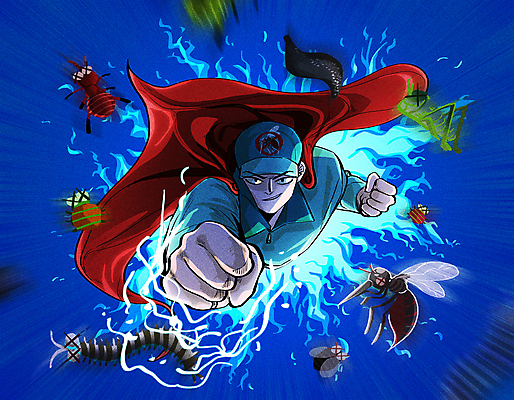 전신 PSD 모자 남자 일러스트 불꽃 한명 상반신 성인 파란색 주먹 비행 살충 해충 전문직 망토 만화 거미 슈퍼맨 파리_곤충 카툰스타일 모기 빨간망토 슈퍼맨포즈 지네 퇴치 성인남자한명만 곱등이 국내일러스트 직업 1 잡화 컬러 포즈 곤충 컨셉 절지류 모션 불 사람 벌레 영웅 남자한명만 성인남자만 파일형식