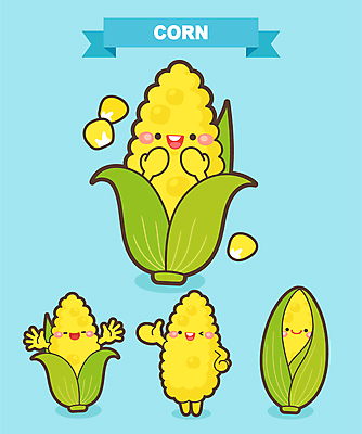 캐릭터 일러스트 팔벌리기 옥수수 웃음 사람없음 파란색 손들기 축제 특산물 손모으기 특산물캐릭터 옥수수껍질 옥수수알갱이 옥수수캐릭터 지역축제 대한민국축제 옥수수축제 일러캐릭터 AI파일 컬러 모션 곡류 표정 손짓 껍질 채소캐릭터 파일형식 벡터