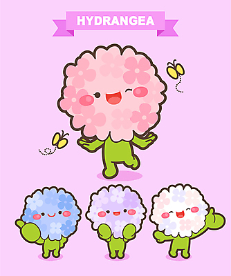 캐릭터 분홍색 나비 일러스트 종류 윙크 웃음 사람없음 손들기 축제 다양 최고 특산물 수국 특산물캐릭터 꽃캐릭터 지역축제 대한민국축제 수국축제 일러캐릭터 AI파일 꽃 컬러 다수 곤충 모션 표정 꽃축제 파일형식 벡터