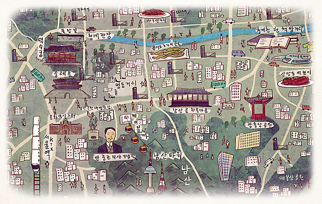 전신 PSD 나무 공원 여자 남자 여행 지도 일러스트 산 거리 서울 여러명 성인 관광지 강 동상 기찻길 기차 문화재 떡볶이 숭례문 손그림 청계천 지역 남산한옥마을 남산 케이블카 전철역 남산타워 고속열차 국내여행 기념관 김구 덕수궁 돌담길 명동 서울역 서울투어 신당동 안중근 중구 헌책방 성인만 매봉산 노가리 안내도 국내일러스트 식물 공공시설 길 육상교통 다수 대중교통 한국 돌담 어류 사람 조형물 궁전 역 분식 위인 한옥마을 기념물 서점 독립운동가 랜드마크 파일형식