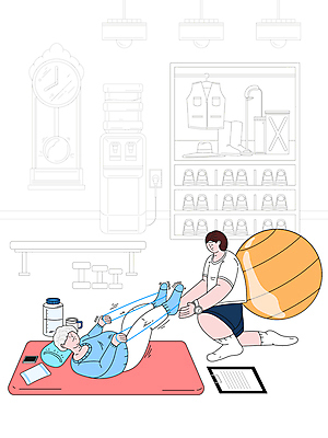 전신 여자 노년 남자 시계 운동화 일러스트 성인 두명 컵 스마트폰 눕기 운동 건강관리 아령 헬스장 매트 잡기 당기기 짐볼 야간 무릎꿇기 사물함 물병 서비스 트레이너 노후건강 서류판 튜빙밴드 헬스밴드 스트레칭밴드 국내일러스트 AI파일 자연요소 식기 신발 모션 건강 관리 사람 노후 핸드폰 스마트기기 사무용품 헬스 물통 파일형식 벡터