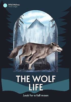 EPS 해외이미지 나무 한마리 포스터 일러스트 산 사람없음 달리기 남색 늑대 해외일러스트 식물 1 컬러 포유류 모션 파일형식 벡터 이미지허브