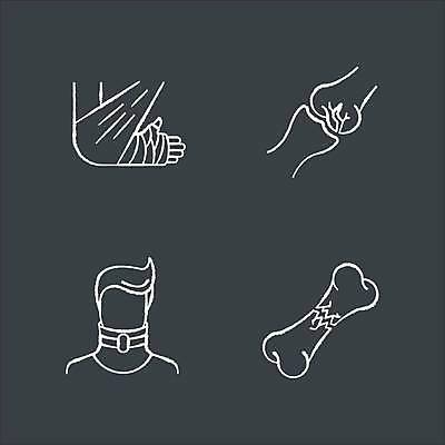EPS 해외이미지 디자인 선 백그라운드 컨셉 신체 일러스트 뼈 건강 사람 세트 검은색 웹 칠판 고통 흰색 낙서 상처 스케치 사건 수집 심볼 척추 사인 그림 분필 윤곽 붕대 손그림 팩 목 팔 고립 골절 깨짐 석고 정형외과 활자 해외일러스트 감정 컬러 인터넷 의학 병원 미술 신체부위 화장품 초크 활자판 파일형식 벡터 문화예술 뷰티 인쇄판 인쇄 이미지허브