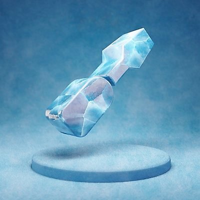 포토 JPG 해외이미지 사람없음 파란색 3D 얼음 입체 오브젝트 십자드라이버 해외포토 자연요소 컬러 드라이버_공구 디지털합성 파일형식 이미지허브