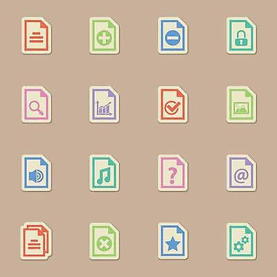 EPS 해외이미지 스티커 일러스트 사람없음 세트 컬러풀 라벨 문서 해외일러스트 컬러 프레임 파일형식 벡터 이미지허브