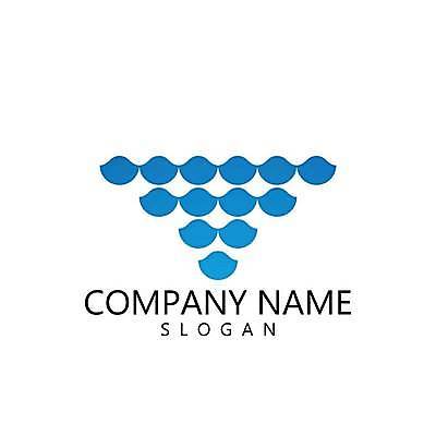 EPS 해외이미지 디자인 일러스트 추상 사람없음 파란색 삼각형 심볼 해외일러스트 도형 컬러 무늬 파일형식 벡터 이미지허브